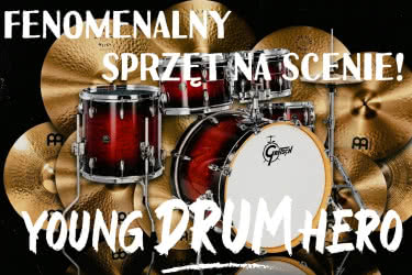 Powalający sprzęt na scenie Young Drum Hero