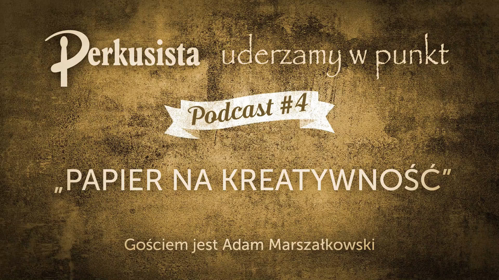 Drum Podcast #4 - Papier na kreatywność/Adam Marszałkowski 